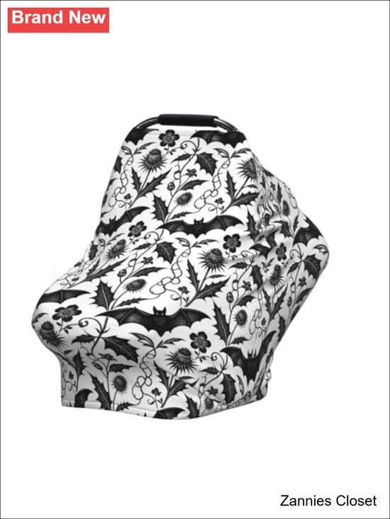 Other - 👻 Goth Halloween Bat Car Seat Cover Nursing Breastfeeding Canopy Stroller Cover